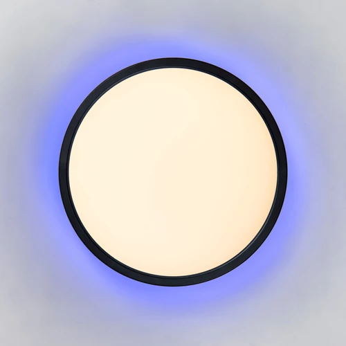 Lucide CASTOR - Lámpara de techo - Ø 32 cm - LED Regul. - CCT - 1x20W 2700K/6500K - RGB - Ópalo - detalle 2